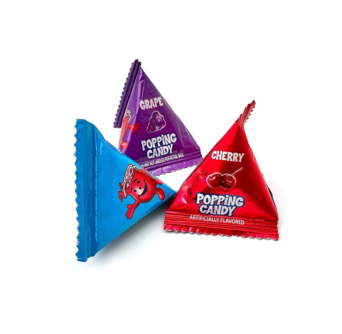 Popping Rocks Candy - 40 Count Bag - Popping Rock Candy in Assorted Fruit Flavors - Tropical Punch, Grape, and Cherry - Fun Goodie Bags & Pinata