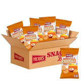 Herr’s Potato Chips, Horseradish and Cheddar Flavor, Gluten Free Snacks, 6oz Bag (6 Count)
