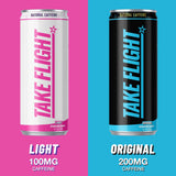 TAKE FLIGHT ENERGY, Natural Juices, Guarana, Focus & Hydration (ORIGINAL 200MG CAFFEINE, SINGLE CAN)