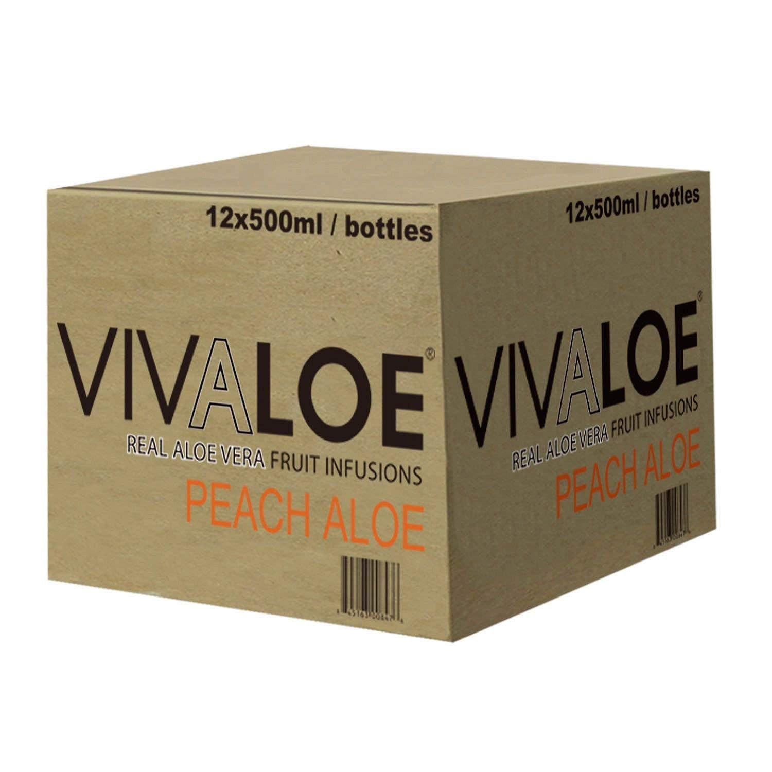Vivaloe Peach Aloe Drink (16.9 fl. oz., 12 pk.)
