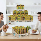 ?@tures- Valley-Protein Chewy Bars - Peanut Butter & Dark Chocolate, 30 Bars,High Protein, Low Sugar, Snack Bars, Energy Boost, 30 ct