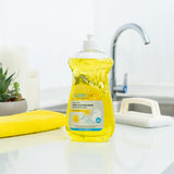 Restaurantware Dishwashing Liquid 24 Pack of 20.3 fl. oz Ultra Concentrated Liquid Dish Soap OXY Power Lemon Scent Dishwashing Detergent Bottle
