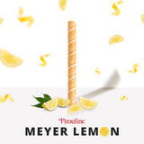 Pirouline Creme Filled Wafers Cookies - Meyer Lemon Flavored - 14.1 ounce (400 gram) Can