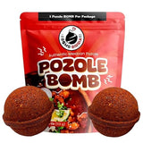 Bomb Birria Pozole Seasoning Bomb, Authentic Mexican Soup Seasoning, 2 Bombs Pack - Traditional Pozole Made with Real Chiles, Herbs & Spices with ZERO