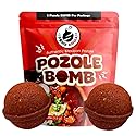 Bomb Birria Pozole Seasoning Bomb, Authentic Mexican Soup Seasoning, 2 Bombs Pack - Traditional Pozole Made with Real Chiles, Herbs & Spices with ZERO
