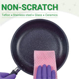 Olivia tree 5PCS Innovative Dish Washing Net Cloths,Scourer, Quick Dry,Perfect Scrubber for Washing Dishes 11" by 11"
