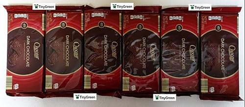 Choceur Dark Chocolate Smooth Dark Chocolate 49% Cocoa 5.29oz 150g (Pack of Six)