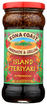 (Pack of 3) Kona Coast Island Teriyaki Sauce, 15 Ounce ea by Kona Coast