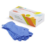 Kids Disposable Nitrile Gloves for 7-14 Years - Latex Free, Food Grade, Powder Free - for Halloween Preparation, Crafting, Painting, Gardening