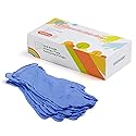 Kids Disposable Nitrile Gloves for 7-14 Years - Latex Free, Food Grade, Powder Free - for Halloween Preparation, Crafting, Painting, Gardening