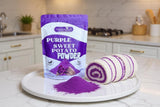 Purple Sweet Potato Powder - Vivolius 16 oz (454 g) Natural Food Coloring Powder for Baking, Cooking. No Sugar Added, Non-GMO. (2 Pack) (16oz)