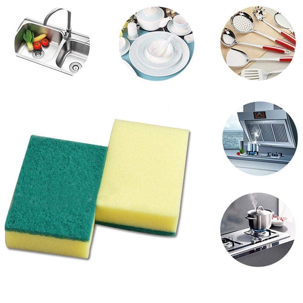 4 PCS Dish Wash Cleaning Sponge Dishwashing Sponge Brush Wipe Cleaning Cleaning Supplies Tools Brush