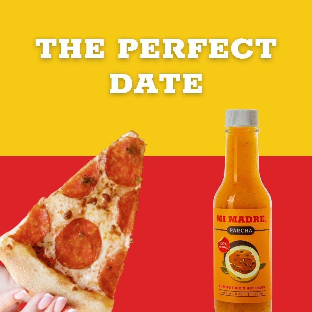 Mi Madre Passion Fruit Hot Sauce, Handcrafted in Puerto Rico, 100 Percent Natural, 5 Ounce (Pack of 1)