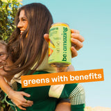 Be Amazing Greens Drink, Peach Mango, Ready to Drink, 10 Organic Fruits & Vegetables, Coconut Water, Vitamin C, Prebiotic Fiber, 25 Calories, Low
