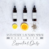 Anti-Static Laundry Scenting Spray with Essential Oils (Lavender, Lemon, Orange) (Lavender)