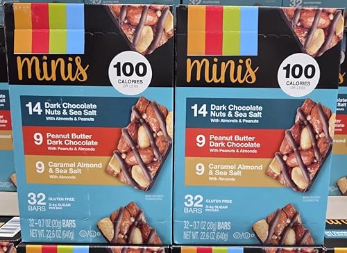 KIND Minis Variety Pack 32 Bar 22.4oz 640g Box (Pack of Two)