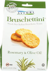 Asturi Rosemary & Olive Oil Bruschettini (Pack of 4 bags) by Asturi