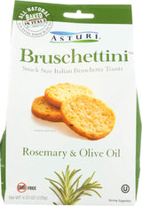 Asturi Rosemary & Olive Oil Bruschettini (Pack of 4 bags) by Asturi