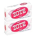 Zote Laundry Soap Pink Bar, Stain Remover Laundry Detergent for Clothes, Light & Fresh Scent, (2 Pack) 400 grams by 4K Logistics
