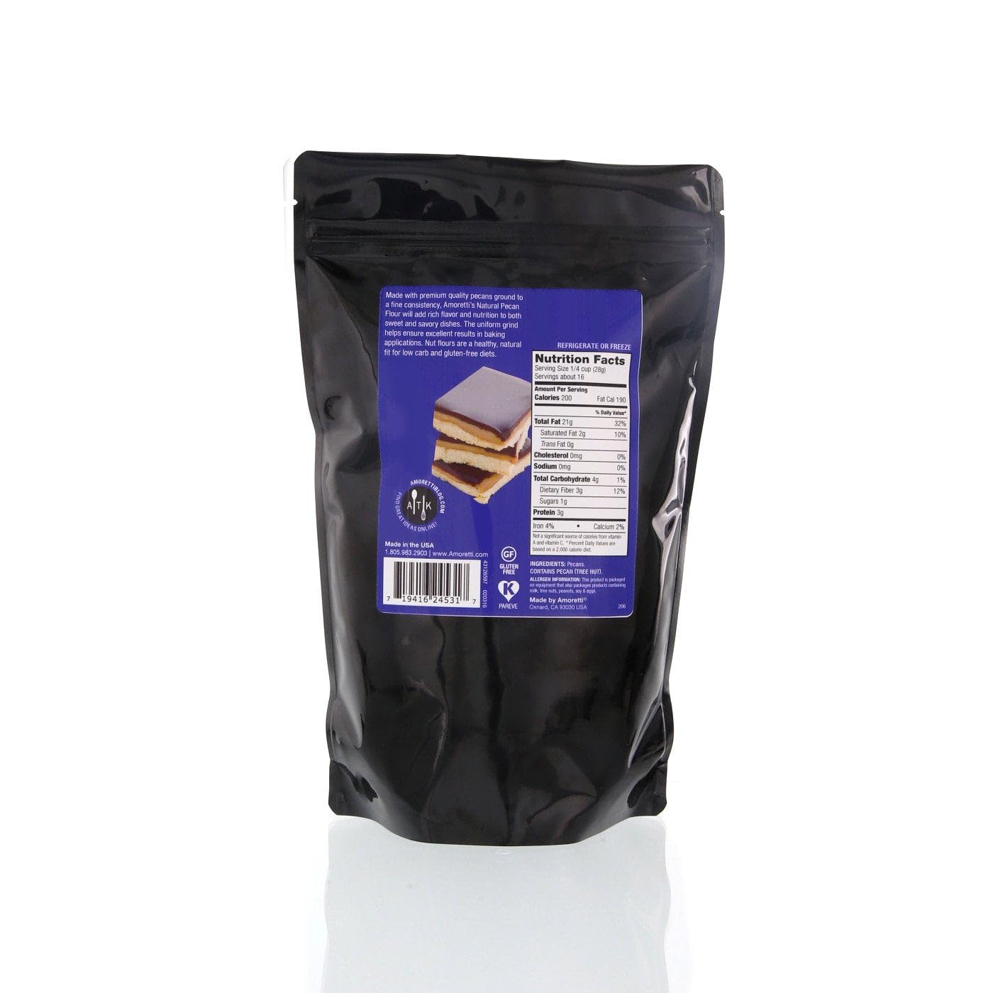 Amoretti - Natural Pecan Flour - 1 lb