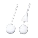 Toilet Brush| Small Mop| Bathroom Hair Remover Pack of 2 Includes 2 Brushes-Picks up Hair in Bathroom counters tubs Disposable Toilet Cleaner Brush