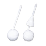 Toilet Brush| Small Mop| Bathroom Hair Remover Pack of 2 Includes 2 Brushes-Picks up Hair in Bathroom counters tubs Disposable Toilet Cleaner Brush