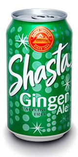 Shasta Ginger Ale, 12-Ounces (Pack Of 24)