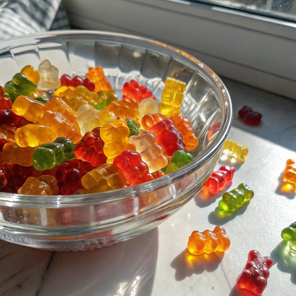 Klub Bulk Sugar-Free Gummi Bears Candy-1.5 lbs Delicious Fruit Flavor Gummies-Gluten Free, Ideal for Diet Conscious Candy Lovers(24 oz)