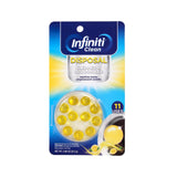 Infiniti Clean Garbage Disposal Cleaner & Deodorizer - Lemon Scent, Foaming Action, Eliminates Odors & Residue, 0.86 oz