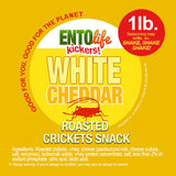 White Cheddar Flavored Edible Crickets - Pound Size - Pound Size - Crickets you can eat - Farm raised for human consumption, 16 Ounce