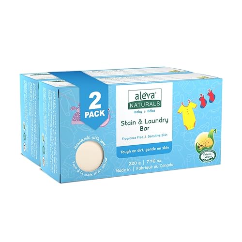 Aleva Naturals Stain & Laundry Bar, 220g (pack of 2)