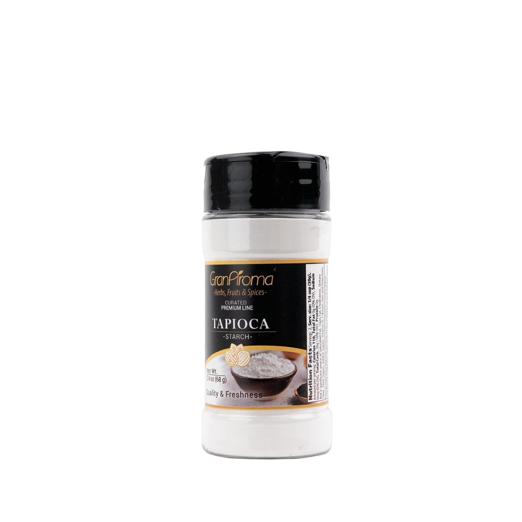 GranAroma Tapioca Starch, Culinary Quality, Corn Starch Replacement, Tapioca Flour (2.4 Ounce)