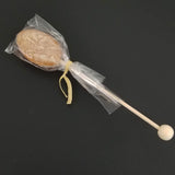 Melville Candy Gourmet Coffee Spoons - Naturally Flavored Stirrers for Beverages - Sweetened Salted Caramel, 8 Count