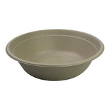 Sabert Pulp 32 oz Round Bowl, Certified Compostable, Recyclable, Disposable, Microwaveable, Reheatable, Durable, 300 Count