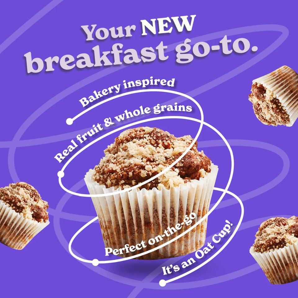 Made Good Mornings Organic Baked Oat Cups, Banana Chocolate Chip (5 Count)