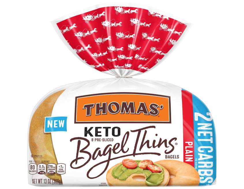 Get It Boxed Thomas Keto Bagel Thins, 8 Count 13 Oz - (2 Pack)