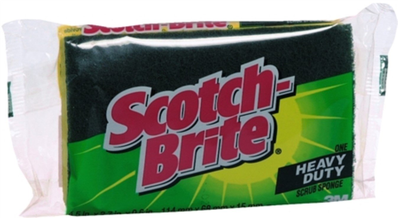 Scotch-Brite Kitchen Scrub Sponge 425, 1 ea (Pack of 3)