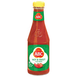 ABC Hot & Sweet Chili Sauce, 11.3 Oz, Spicy Sriracha Style Sambal, No MSG, Umami Flavor, Indonesian BBQ Dip Made with Chili & Garlic