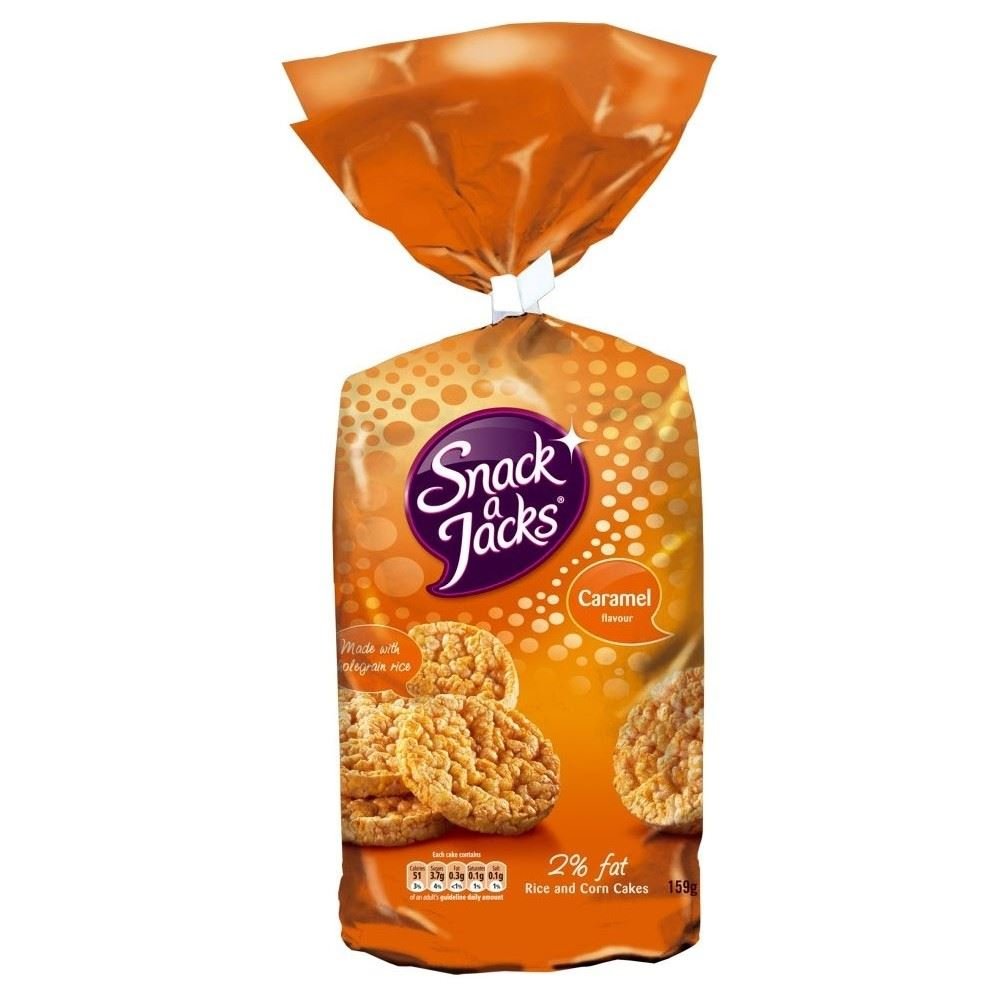 Snack a Jacks Jumbo Caramel 159g