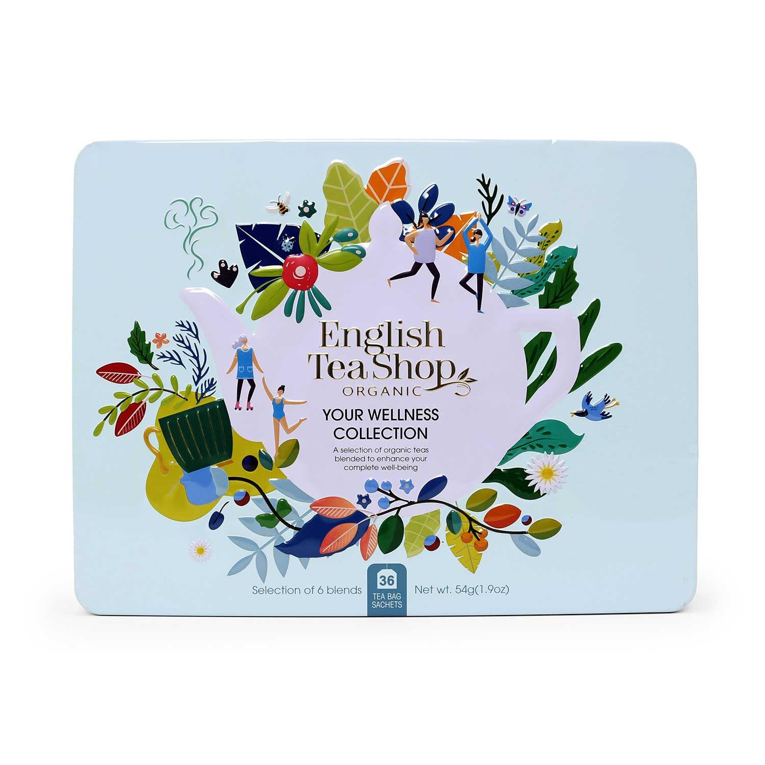 English Tea Shop - Your Wellness Collection- Gift Tin - 36 Tea Bag Sachets, 54g