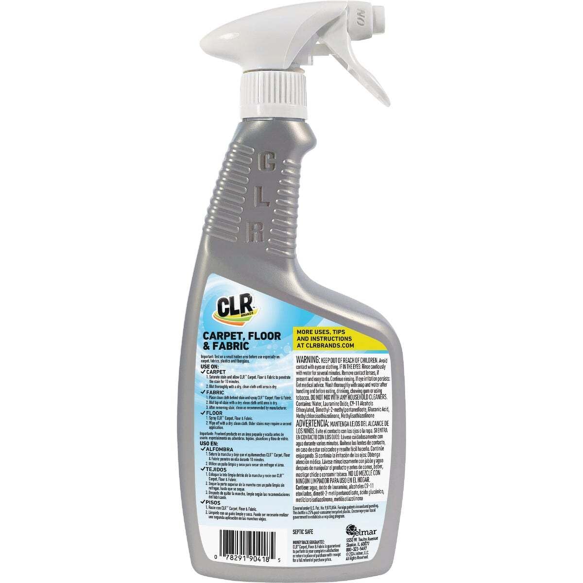 CLR Magnet Carpet, Fabric and Floor Stubborn Multi-Surface Stain Remover, Clear (CFSR-6)