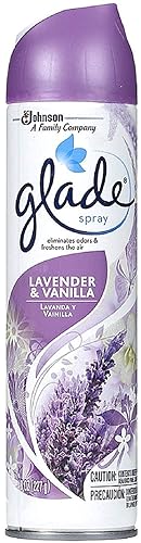GLADE Aerosol Air Freshener, Lavender & Vanilla 8 oz (Pack of 7)