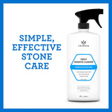 TriNova Granite Cleaner & Polish for Daily Use - Made in USA, Enhances Shine, Streak-Less - for Counter-Tops, Marble, Stone, Bathroom Tile Kitchen