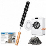 Dryer Lint Brush Vent Cleaner Lint Trap Cleaning Tool Dryer Vent Brush Long Flexible with Wood Handle 27.95Inches Medium Size for Dryer Vent Cleaning