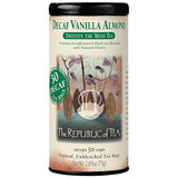 The Republic of Tea - Decaf Vanilla Almond Black Tea Tin, 50 Tea Bags, Environmentally- Friendly Decaffeinated Tea