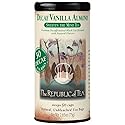 The Republic of Tea - Decaf Vanilla Almond Black Tea Tin, 50 Tea Bags, Environmentally- Friendly Decaffeinated Tea