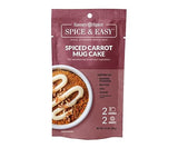 Savory Spice Spiced Carrot Mug Cake Spice & Easy (2.4 oz) - Microwavable Carrot Cake Mix & Starter for Mug Cakes & Mini Cupcakes