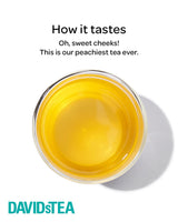 DAVIDsTEA Just Peachy Loose Leaf Tea, Premium Herbal Tea with Peach and Apple, Fruity Iced Tea, 4 oz / 113 g