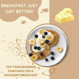 Alma Gourmet White Chocolate Topping Sauce Imported From Italy - Sweet Creamy White Chocolate Topping Ideal For Ice Cream, Waffles, Pancakes, Crepes