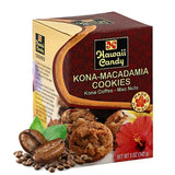 Hawaii Candy Kona Coffee Macadamia Nut Cookies | Authentic Made in Hawaii | Healthy Snacks | Safe for School 5 oz (1 Pack)